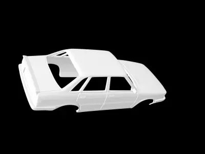 Audi 80 B2 3D print model