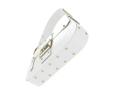 Dior Street Chic bag White Leather 3D model