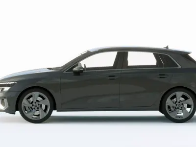 Audi A3 2021 3D model