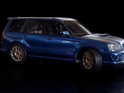 Subaru Forester STI SG5 3D model