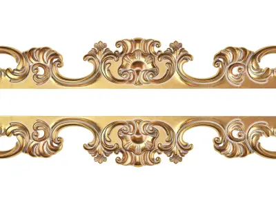 Classic carved 146 3D model