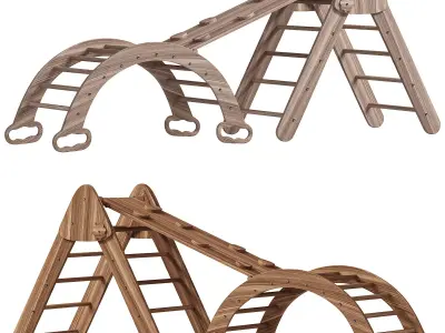 Baby Gym Swing Set 3D model