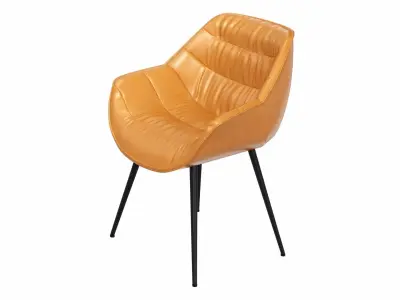 Leather chair loft 3D model