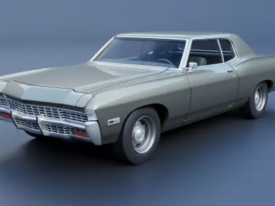 Chevrolet Caprice 1968 3D print model