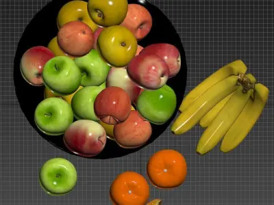 fruits 3D model