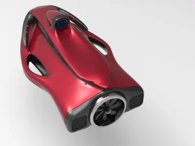 SEABOB 3D Model futuristic car 3D print model