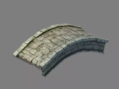 Stone Pastoral Farm - Stonebridge 02 3D model