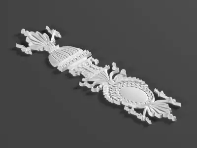 6 ornamental classic decoration 3d model kitbash vol 43 3D model
