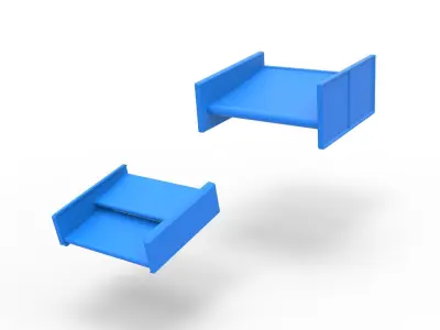 Wings of BriSCA Formula 1 Stock Car for Asphalt Scale 1 to 25 3D print model