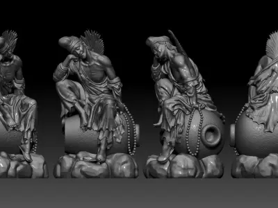 Jigong  3D print model