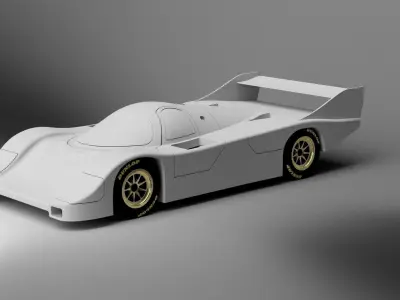 PORSCHE 962 ROTHMANS 1985 LE MANS CHAMPION 3D print model