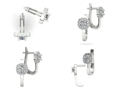 Earrings od87 3D print model