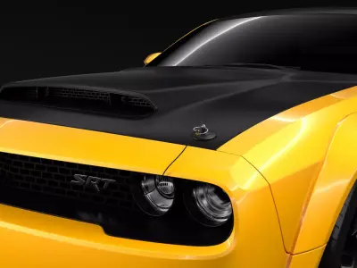 Dodge Challenger SRT Demon Prototype 2018 3D model