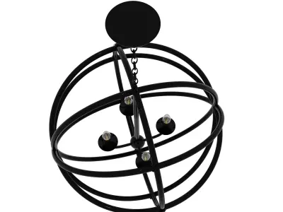 Fashionable Hanging Lamp 3D model