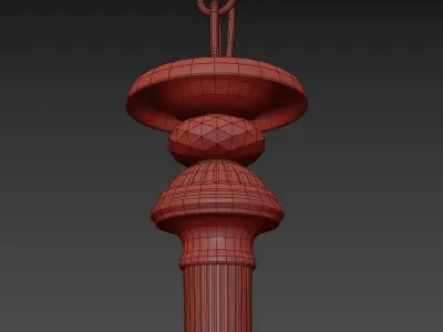 Chandelier Roana E 1 1 8 AG 3D model