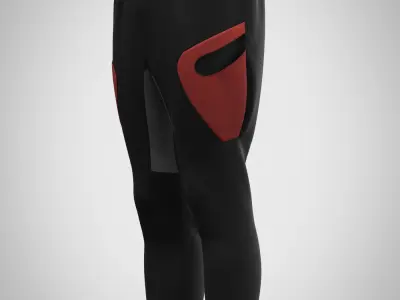 mens sports Hoodie and trouser Low-poly 3D model