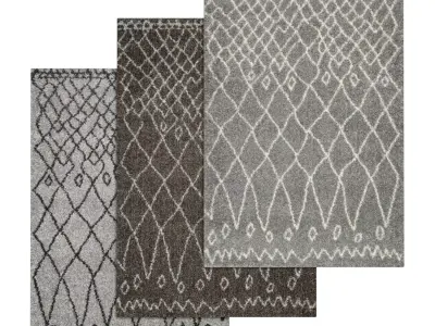 Rug Set 1572 3D model