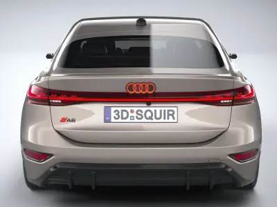 Audi A6 Sportback e-tron 2025 3D model