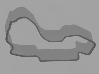 F1 Circuit Melbourne 2022 3D Print Model 3D print model