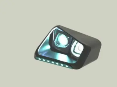 car lighting 3D model