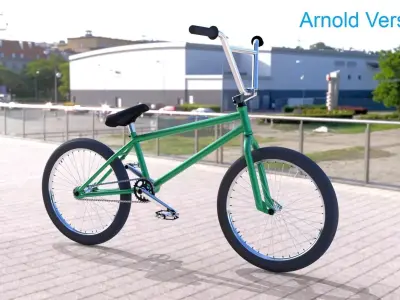 BMX Universal Low-poly 3D model