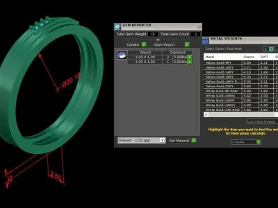 Jewelry Ring  3D print model buy