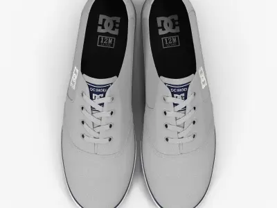 DC Shoes - Flash TX - Grey Low-poly 3D model
