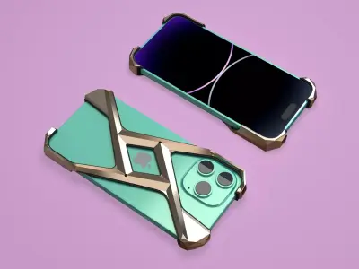 iPhone 14 Pro max-Titanium Cover  3D print model