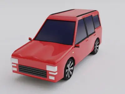 Cartoon Car  3D model