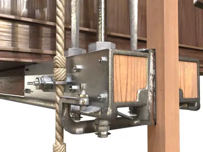 Old Elevator Low-poly 3D model buy