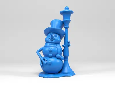Snowman 3D print model shop