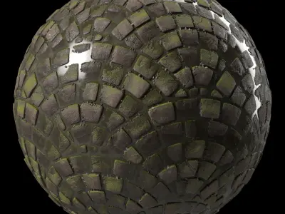 Pavement Materials 33- By Water and Mud Pbr 4k Seamless Texture