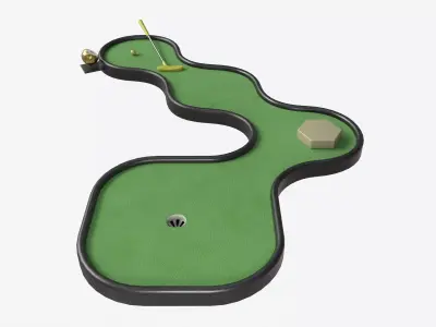 Miniature Golf Course 11 3D model
