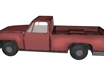 Car Cartoon Model Low-poly 3D model