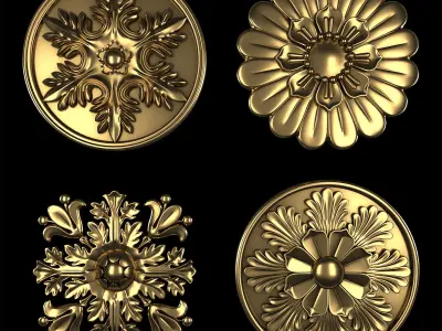 Rosettes 18 3D model