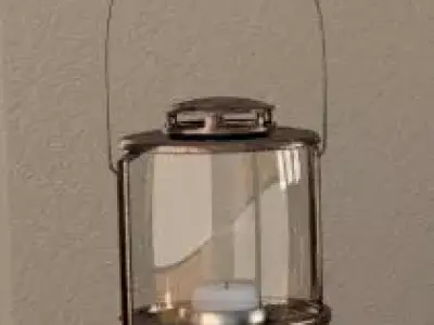 Lantern on shelf 3D model