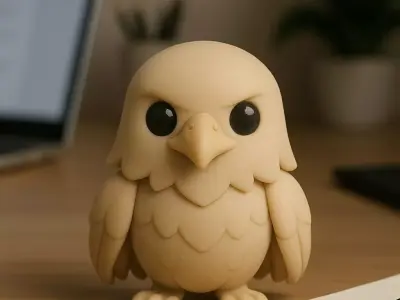 Eagle - Kawaii Animals Collection 3D print model