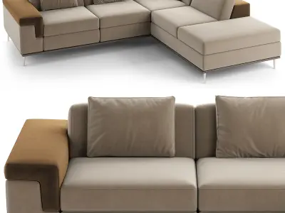 MD Luxury Sofa 001 3D model