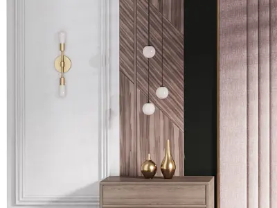 Decorative Wall panel  45 3D model