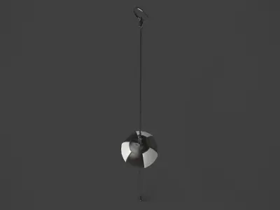 Punching Bag 8 Low-poly 3D model