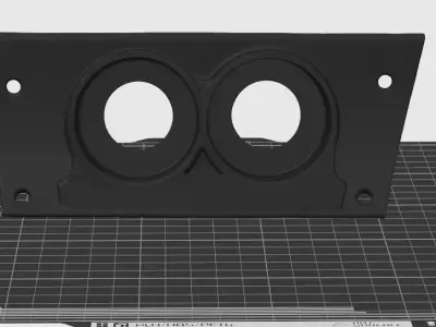 Skoda Octavia MK1 Ashtray Gauge Pod for Racing Meters 3D print model