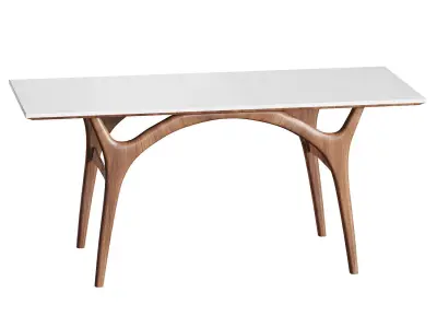 Daphne 63 Sintered Stone Dining Table Low-poly 3D model