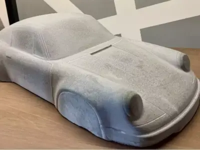 Porsche 911 simplified decorative model ver2 3D print model