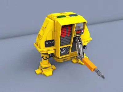 Robot from Silent Running Free 3D model