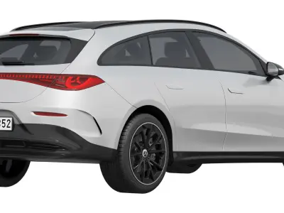 Mercedes-Benz CLA Shooting Brake EQ AMG line 2026 3D model