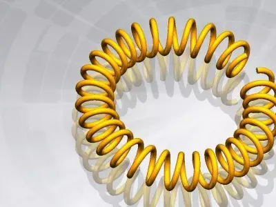 Spring Free 3D model