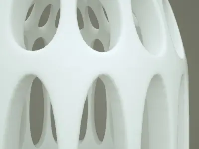 Abstract Geometric Tube Stick 3D model