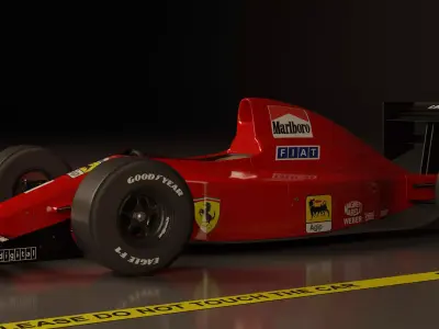 Ferrari F1 641 - 90 3D model