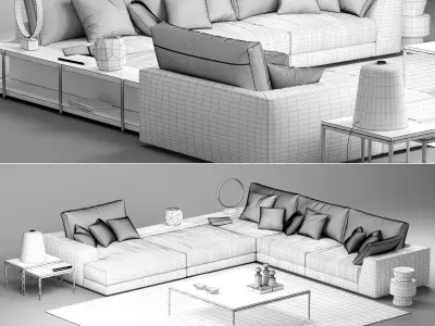 Argo sofa - Misuraemme 3D model