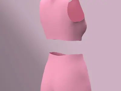 Women s sport cloth Free 3D model